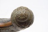 ORNATE Antique MEDITERANEAN/OTTOMAN Style Flintlock HORSE/NAVAL Pistol INLAID STOCK Late-18th / Early 19th Century Pistol - 10 of 16