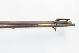 Antique ROYAL NEPALESE Brunswick Style .72 Smoothbore PERCUSSION CarbineMusket Hand Made in Nepal - 9 of 18