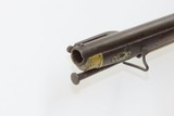 Antique ROYAL NEPALESE Brunswick Style .72 Smoothbore PERCUSSION CarbineMusket Hand Made in Nepal - 17 of 18