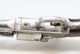 Antique CIVIL WAR Era COLT Pocket NAVY .38 RF CONVERSION Revolver HOLSTERVERY NICE Originally Made in 1861 ROUND BARREL - 20 of 25