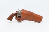Antique CIVIL WAR Era COLT Pocket NAVY .38 RF CONVERSION Revolver HOLSTERVERY NICE Originally Made in 1861 ROUND BARREL - 2 of 25