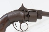 Antique SPRINGFIELD ARMS Co Double Trigger POCKET Model PERCUSSION Revolver SCARCE! 1 of only 125 Manufactured in 1850-51 - 4 of 16