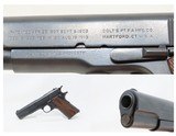 c1917 World War I U.S. ARMY COLT M1911 .45 Pistol C&R John Moses Browning WORLD WAR I era Model 1911 Government Model