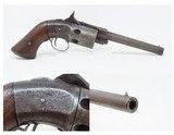 1 of ONLY 100 Antique SPRINGFIELD ARMS Co Warner Patent Revolver BELT MODEL ENGRAVED and Pre-CIVIL WAR; COLT LAWSUIT