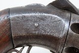 1 of ONLY 100 Antique SPRINGFIELD ARMS Co Warner Patent Revolver BELT MODEL ENGRAVED and Pre-CIVIL WAR; COLT LAWSUIT - 7 of 18