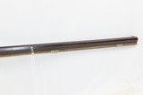 SILVER INLAID Antique Half Stock BACK ACTION .42 Perc. AMERICAN Long RifleMid-1800s HOMESTEAD/HUNTING Rifle - 5 of 17
