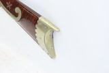 SILVER INLAID Antique Half Stock BACK ACTION .42 Perc. AMERICAN Long RifleMid-1800s HOMESTEAD/HUNTING Rifle - 16 of 17