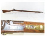 Antique British EAST INDIA COMPANY Marked “Model F” .75 PERCUSSION Musket - 1 of 22