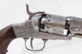 RARE Antique LONDON PISTOL COMPANY .31 MANHATTAN Pocket Revolver
ENGRAVED w/STAGECOACH ROBBERY Cylinder Scene - 20 of 21