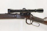 1930 WINCHESTER Model 94 .30-30 WCF Lever Action C&R Rifle Pre-WW2 Browning With Fixed 4x Bushnell Banner Sidemounted - 4 of 20