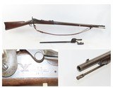 INDIAN WARS Antique U.S. SPRINGFIELD M1879 Trapdoor Rifle w/BAYONET & SLING Master Armorer SAMUEL W. PORTER Inspected