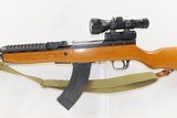 YUGOSLAVIAN M59/66 “PAPOVKA” 7.62mm SKS Semi-Auto Rifle C&R FOLDING BAYONET Semi-Automatic Rifle w/SLING & TARGET SPORTS SCOPE - 16 of 19