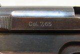 “GI” WORLD WAR II German MAUSER Model 1934 Pistol C&R in .32 ACP (7.65mm) German Side Arm with EXTRA MAGAZINE - 15 of 20