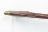 Antique H. GIBBS Full-Stock Percussion FRONTIER Smooth Rifle FOWLING PIECEKentucky Style PIONEER/HOMESTEAD Smooth Rifle - 10 of 18
