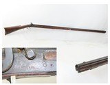 Antique H. GIBBS Full-Stock Percussion FRONTIER Smooth Rifle FOWLING PIECEKentucky Style PIONEER/HOMESTEAD Smooth Rifle - 1 of 18