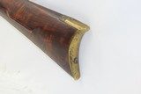 Antique H. GIBBS Full-Stock Percussion FRONTIER Smooth Rifle FOWLING PIECEKentucky Style PIONEER/HOMESTEAD Smooth Rifle - 18 of 18