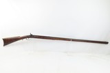 Antique H. GIBBS Full-Stock Percussion FRONTIER Smooth Rifle FOWLING PIECEKentucky Style PIONEER/HOMESTEAD Smooth Rifle - 2 of 18