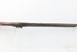 Antique H. GIBBS Full-Stock Percussion FRONTIER Smooth Rifle FOWLING PIECEKentucky Style PIONEER/HOMESTEAD Smooth Rifle - 11 of 18