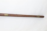 Antique H. GIBBS Full-Stock Percussion FRONTIER Smooth Rifle FOWLING PIECEKentucky Style PIONEER/HOMESTEAD Smooth Rifle - 9 of 18