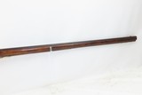 Antique H. GIBBS Full-Stock Percussion FRONTIER Smooth Rifle FOWLING PIECEKentucky Style PIONEER/HOMESTEAD Smooth Rifle - 5 of 18