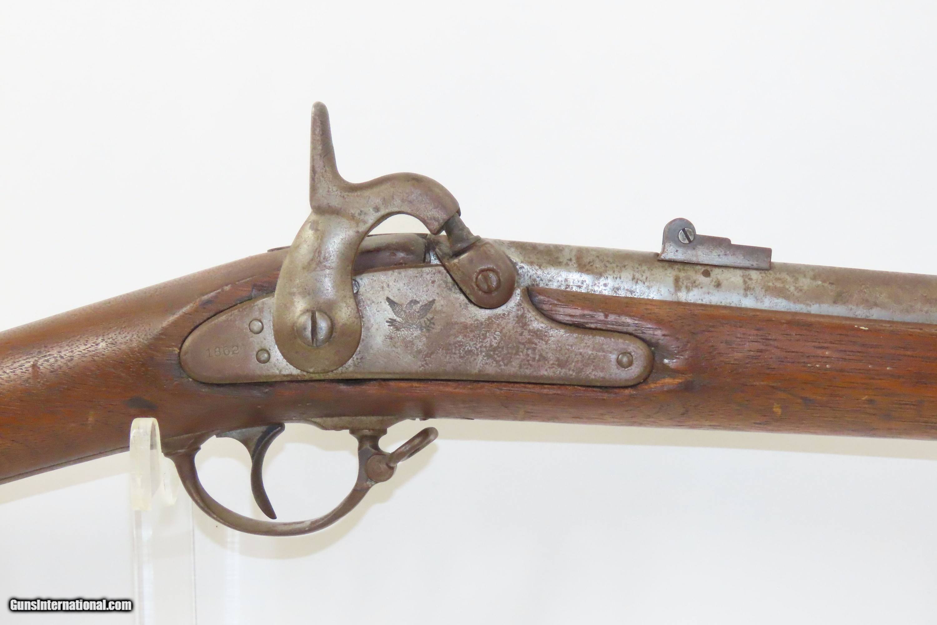 CIVIL WAR Antique U.S. ALFRED JENKS & Son “BRIDESBURG” M1861 Rifle ...