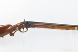 GERMANIC Antique JAEGER RIFLE .62 Caliber Hesse Bavaria Musket Carved Wooden Trigger Guard & Stock - 4 of 18