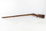 GERMANIC Antique JAEGER RIFLE .62 Caliber Hesse Bavaria Musket Carved Wooden Trigger Guard & Stock - 13 of 18