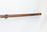 GERMANIC Antique JAEGER RIFLE .62 Caliber Hesse Bavaria Musket Carved Wooden Trigger Guard & Stock - 9 of 18