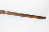 GERMANIC Antique JAEGER RIFLE .62 Caliber Hesse Bavaria Musket Carved Wooden Trigger Guard & Stock - 5 of 18