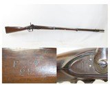 Antique U.S. REMINGTON/FRANKFORD Arsenal M1816 MAYNARD Conversion w/BAYONET CIVIL WAR Tape Primer Update From Flintlock