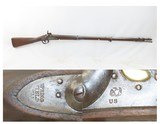 Antique U.S. SPRINGFIELD ARMORY M1816 Percussion “CONE” Conversion Musket
Flintlock to Percussion U.S. Military LONGARM