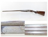 ENGRAVED Antique W & C SCOTT & SON 12 Gauge Side x Side HAMMERLESS ShotgunFACTORY ENGRAVED Double Barrel BOXLOCK - 1 of 22