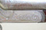 ENGRAVED Antique W & C SCOTT & SON 12 Gauge Side x Side HAMMERLESS ShotgunFACTORY ENGRAVED Double Barrel BOXLOCK - 16 of 22
