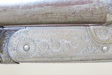 ENGRAVED Antique W & C SCOTT & SON 12 Gauge Side x Side HAMMERLESS ShotgunFACTORY ENGRAVED Double Barrel BOXLOCK - 6 of 22