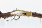 c1881 YELLOWBOY Antique WINCHESTER M1866 Saddle Ring Carbine .44 HENRY ICONIC First WINCHESTER with Cody Museum Letter! - 14 of 18