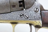 ENGRAVED Antique Model 1860 COLT ARMY .44 Percussion “WILD WEST” RevolverICONIC Revolver Used in WESTWARD EXPANSION - 6 of 19
