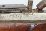 .85 Caliber RAMPART RIFLE Antique FRENCH MAUBEUGE ARSENAL Percussion c1851 Used on Fort Walls for Anti-Personnel - 15 of 21