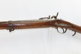 .85 Caliber RAMPART RIFLE Antique FRENCH MAUBEUGE ARSENAL Percussion c1851 Used on Fort Walls for Anti-Personnel - 18 of 21