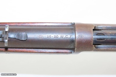 1905 WINCHESTER M1892 Lever Action RIFLE in .25-20 WCF C&R “The RIFLEMAN” With Tang Mounted Peep Sight - Image 10 of 19