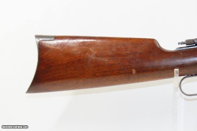 1905 WINCHESTER M1892 Lever Action RIFLE in .25-20 WCF C&R “The RIFLEMAN” With Tang Mounted Peep Sight - Image 15 of 19