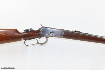 1905 WINCHESTER M1892 Lever Action RIFLE in .25-20 WCF C&R “The RIFLEMAN” With Tang Mounted Peep Sight - Image 16 of 19