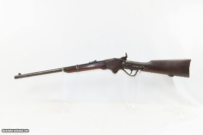 Antique U.S. SPENCER REPEATING RIFLE Co M1865 .50 Repeater CARBINE FRONTIER 1 of 24,000 Post-Civil War Carbines Produced - Image 13 of 18