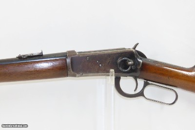1928 WINCHESTER Model 94 Saddle Ring Carbine .32 SPECIAL W.S. 1894 Browning Pre-WW II LEVER ACTION REPEATER - Image 4 of 21