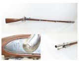 1827 Dated Antique U.S. SPRINGFIELD M1816 “Bolster” Conversion Perc. MUSKET Flintlock to Percussion Conversion PRE-CIVIL WAR - 1 of 21