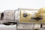 RARE ENGRAVED Antique COLT Pocket NAVY CARTRIDGE .38 Rimfire Revolver VINE SCROLL ENGRAVED Rimfire with Fancy Grips - 15 of 21