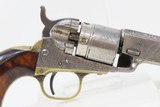 RARE ENGRAVED Antique COLT Pocket NAVY CARTRIDGE .38 Rimfire Revolver VINE SCROLL ENGRAVED Rimfire with Fancy Grips - 20 of 21