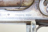 Antique PARKER BROTHERS Double Barrel UNDERLIFTER Grade 0 HAMMER Shotgun10 Gauge Side x Side Hammer Gun Made In 1880 - 6 of 21