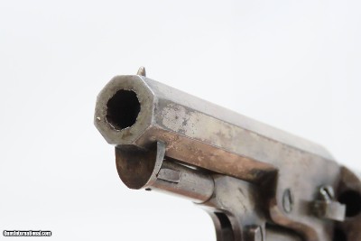 c1858 SCROLL ENGRAVED, SILVER PLATE Antique MANHATTAN POCKET Revolver .31 With STAGE COACH ROBBERY CYLINDER SCENE! - Image 11 of 22