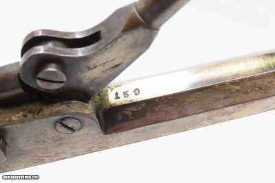 c1858 SCROLL ENGRAVED, SILVER PLATE Antique MANHATTAN POCKET Revolver .31 With STAGE COACH ROBBERY CYLINDER SCENE! - Image 18 of 22