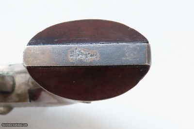 c1858 SCROLL ENGRAVED, SILVER PLATE Antique MANHATTAN POCKET Revolver .31 With STAGE COACH ROBBERY CYLINDER SCENE! - Image 15 of 22